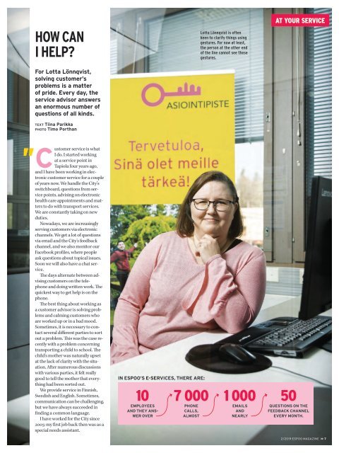 ESPOO MAGAZINE 2/2019