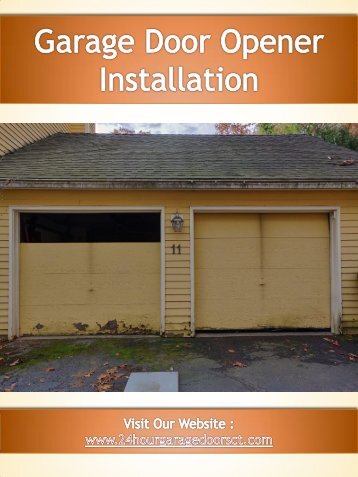 Garage Door Opener Installation