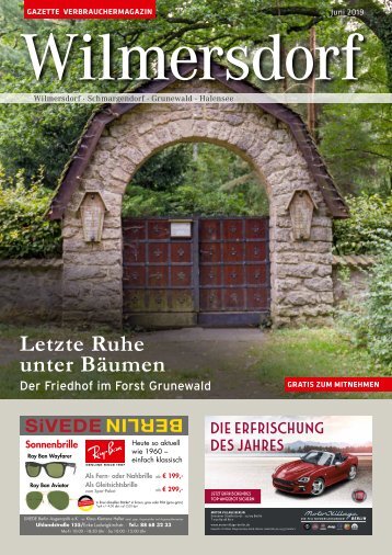 Gazette Wilmersdorf Juni 2019
