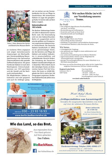 Gazette Charlottenburg Juni 2019