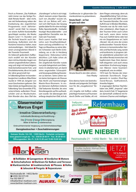 Gazette Charlottenburg Juni 2019