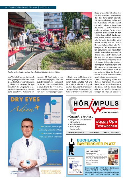 Gazette Schöneberg & Friedenau Juni 2019