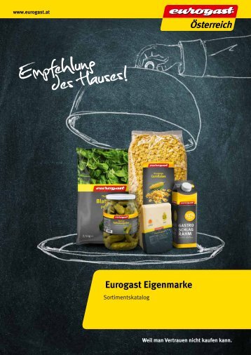 Eurogast Eigenmarken Katalog