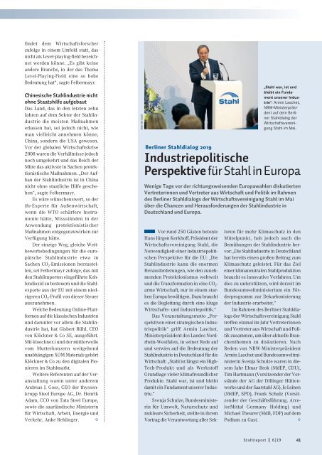 Stahlreport 2019.06