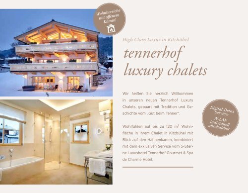 Tennerhof Gourmet & Spa de Charme Hotel Kitzbühel - Deutsch - Winter 2019 - 2020