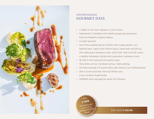 Tennerhof Gourmet & Spa de Charme Hotel Kitzbühel - English - Winter 2019 - 2020