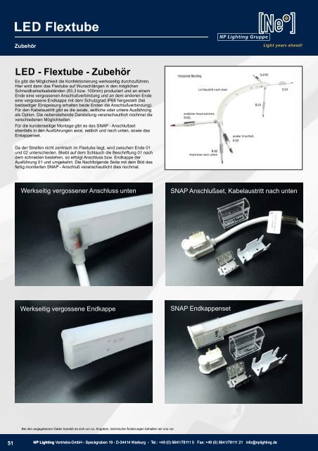 NEW: NP Lighting Katalog 2022 - LED Lösungen für Werbetechnik, Laden- und Messebau