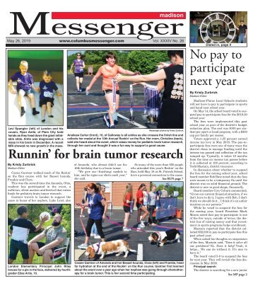 Madison Messenger - May 26th, 2019