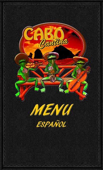 CABO CANTINA MENU ESPAÑOL