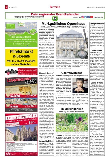 2019-05-26 Bayreuther Sonntagszeitung