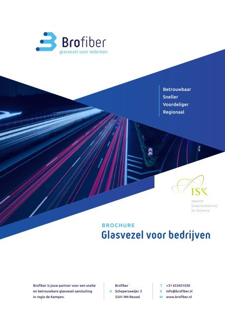Brofiber brochure bedrijven online