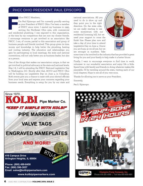 Ohio PHC Contractor Volume 2019 Issue 2