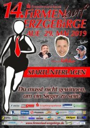 Startunterlagen Firmenlauf Erzgebirge 2019