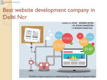 Best Website Development Company in Delhi NCR - SDAD Technology