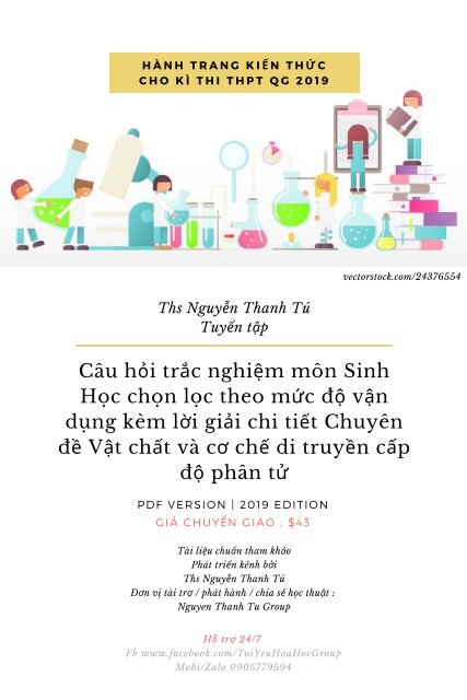 Câu hỏi trắc nghiệm môn Sinh Học chọn lọc theo mức độ vận dụng kèm lời giải chi tiết Chuyên đề Vật chất và cơ chế di truyền cấp độ phân tử