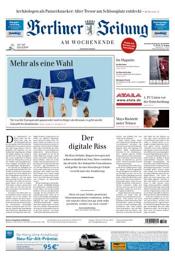 Berliner Zeitung 25.05.2019