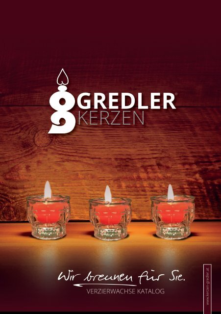 Kerzen Gredler Verzierwaschs Katalog