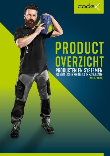 codex Productoverzicht 2019-2020