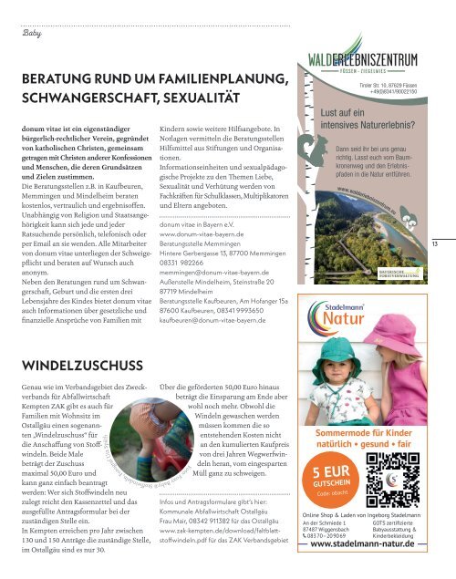 obacht Familienmagazin Juni/Juli 2019