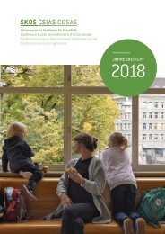 SKOS-Jahresbericht 2018