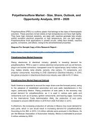 Polyethersulfone Market