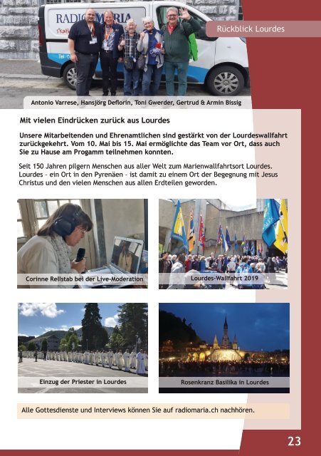 Radio Maria Magazin - Juni 2019