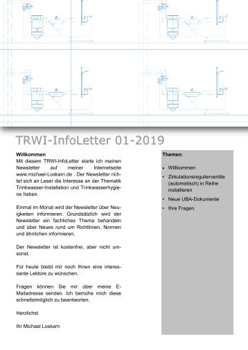 TRWI-InfoLetter-01-2019