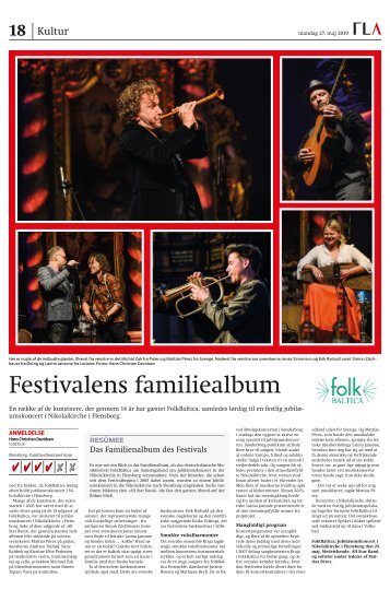 FOLK BALTICA 2019 - JUBILÆUMSKONCERT