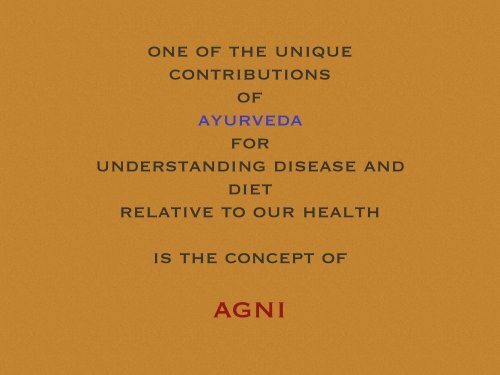 INTRODUCTION to AYURVEDA 12/17/19 DA