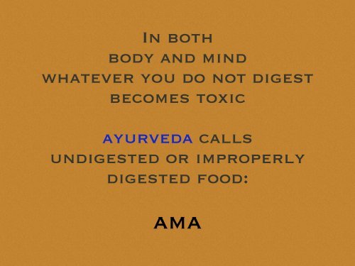 INTRODUCTION to AYURVEDA 12/17/19 DA