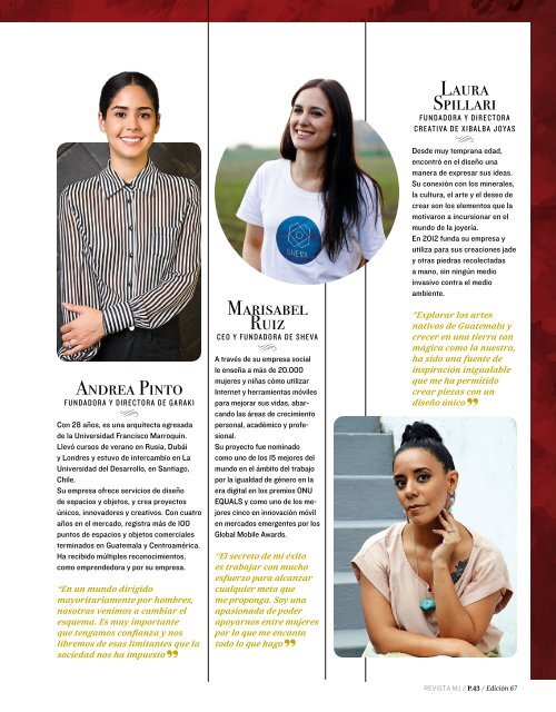 Revista MJ Edición 67 Guatemala