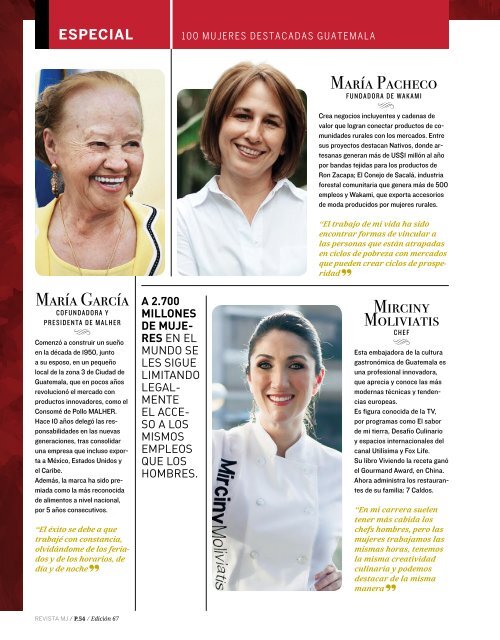 Revista MJ Edición 67 Guatemala