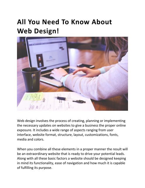 All You Need To Know About Web Design-converted