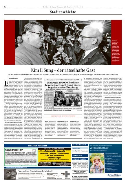 Berliner Zeitung 27.05.2019