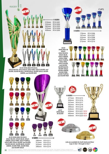 Diff Trophies Rugby 2019