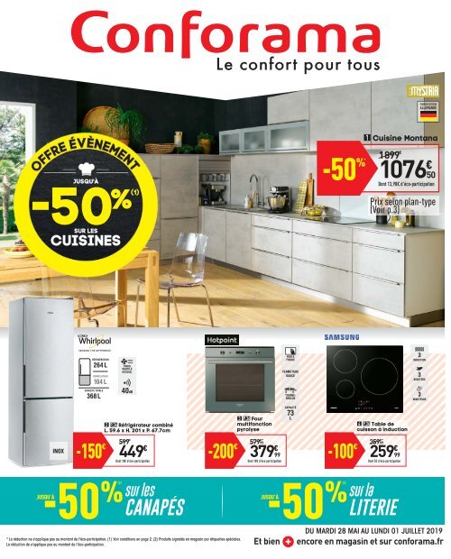 Frigo americain avec glacon - Conforama