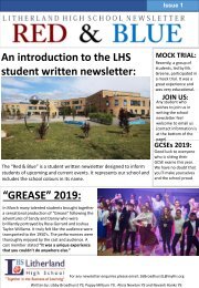 LHS Red and Blue - Issue 1
