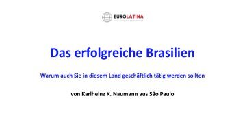 Das erfolgreiche Brasilien 2019-05-24