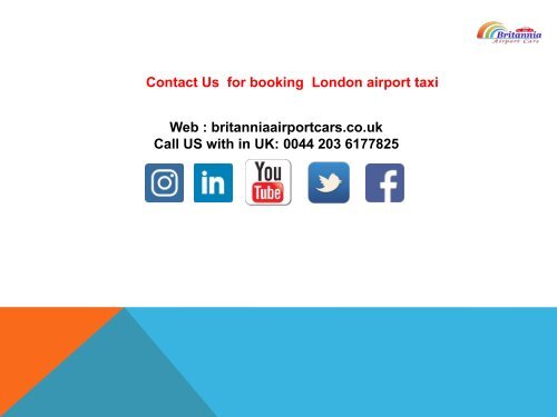 The Advantages of Hiring London Airport Taxi Service