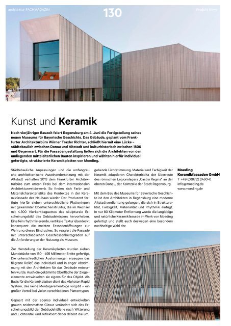 architektur Fachmagazin Ausgabe 4 2019