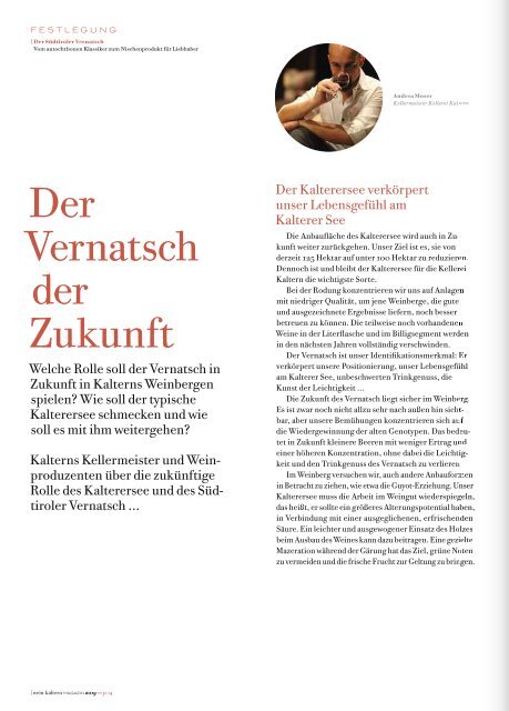 wein.kaltern Magazin 2019