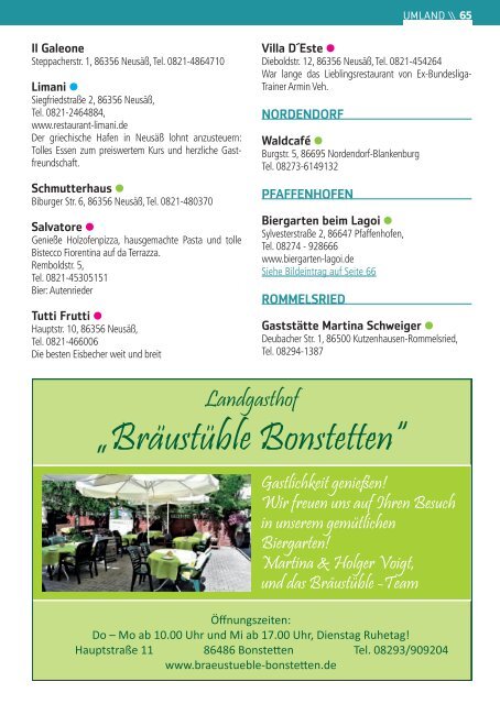 Biergarten-Guide Augsburg 2019