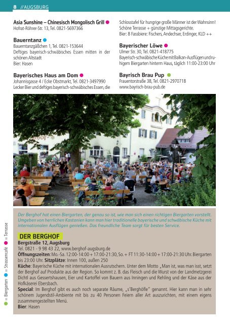 Biergarten-Guide Augsburg 2019