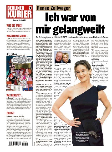 Berliner Kurier 28.05.2019