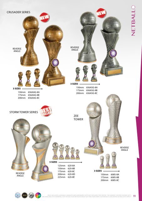 Diff Trophies Netball 2019