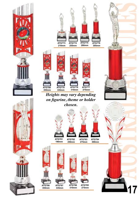 Trophies Galore Aussie Rules 2019