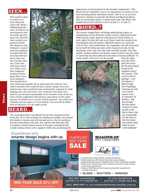 Pittwater Life June 2019 Issue