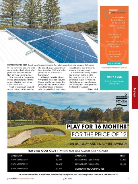 Pittwater Life June 2019 Issue