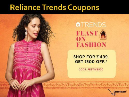 Reliance Trends Coupons