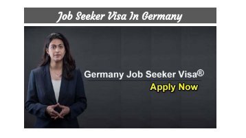 Don't Miss your Chance To Find Germany Job Seeker Visa